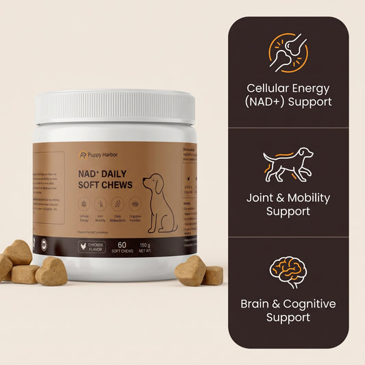 Puppy Harbor Vitality NAD⁺ - Dog Longevity Chew